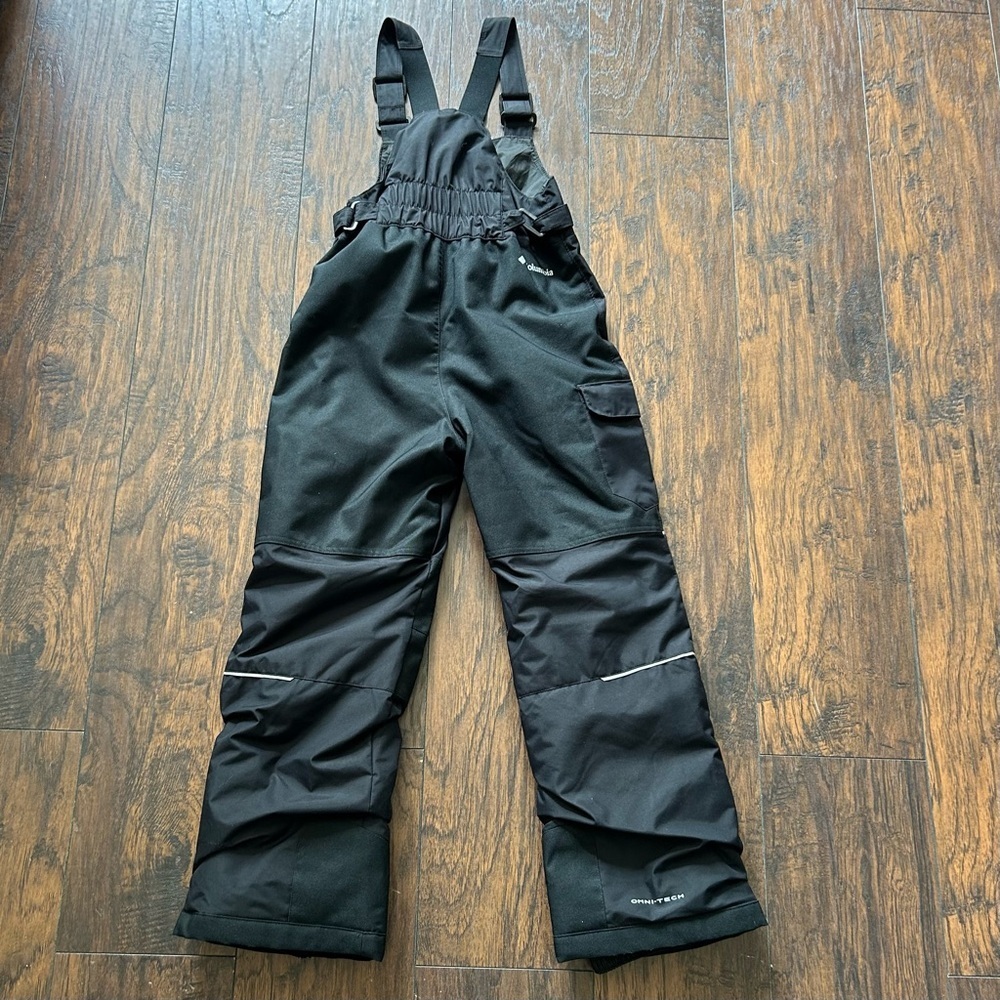 Columbia Black Kids Snow Bib Pants
